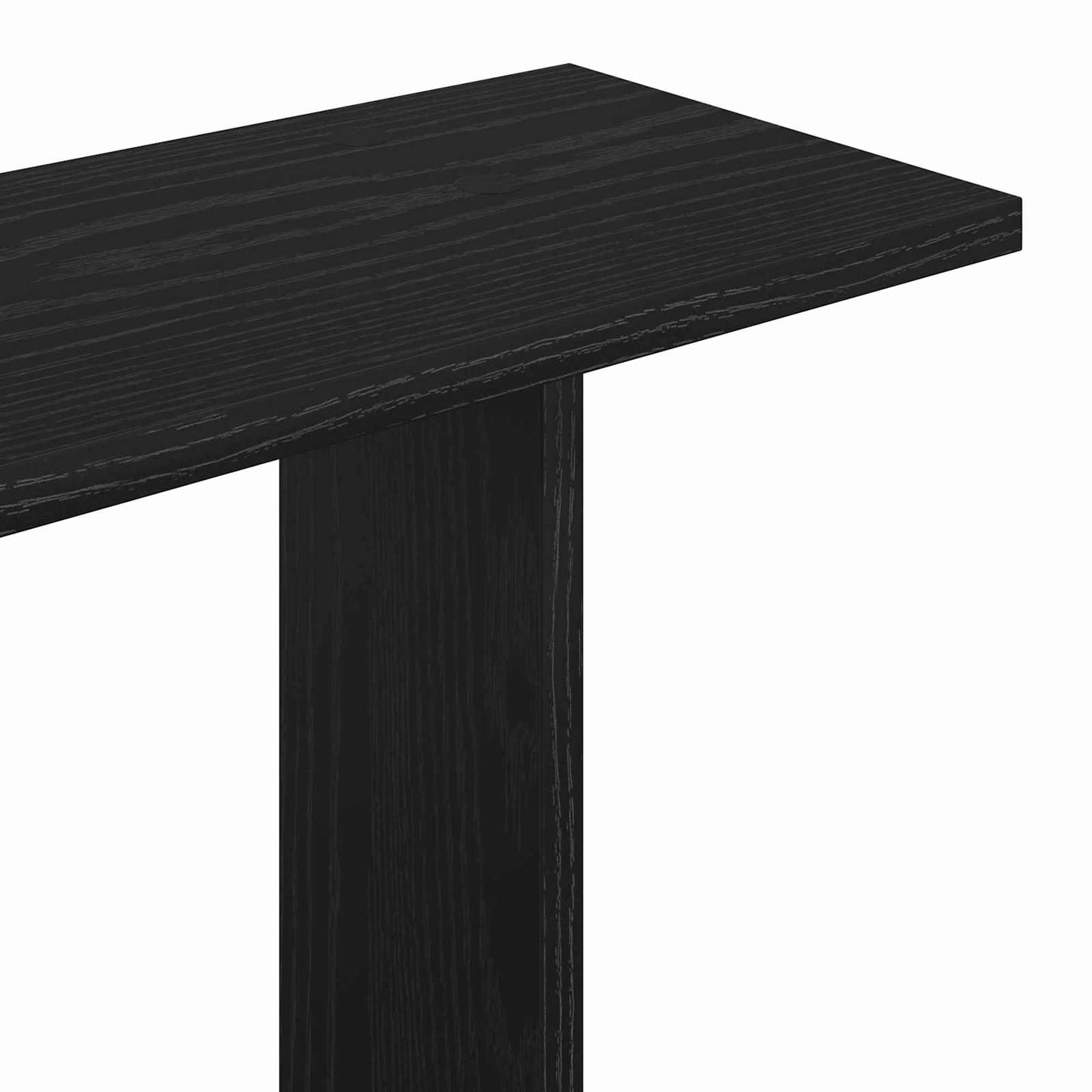 Vegghylleenhet Svart 100 x 20 x 126 cm Konstruert tre
