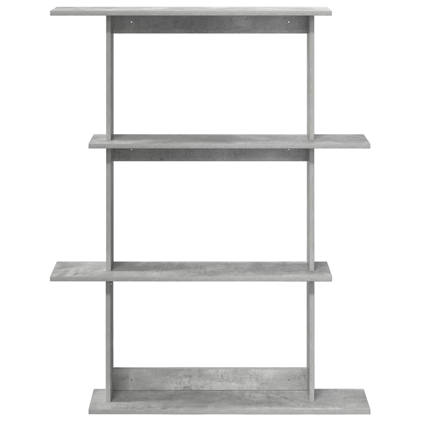 Vegghylleenhet Grå 100 x 20 x 126 cm Konstruert tre