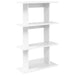 Vegghylle Veggmontert Hvit 56 x 20 x 90 cm Konstruert tre