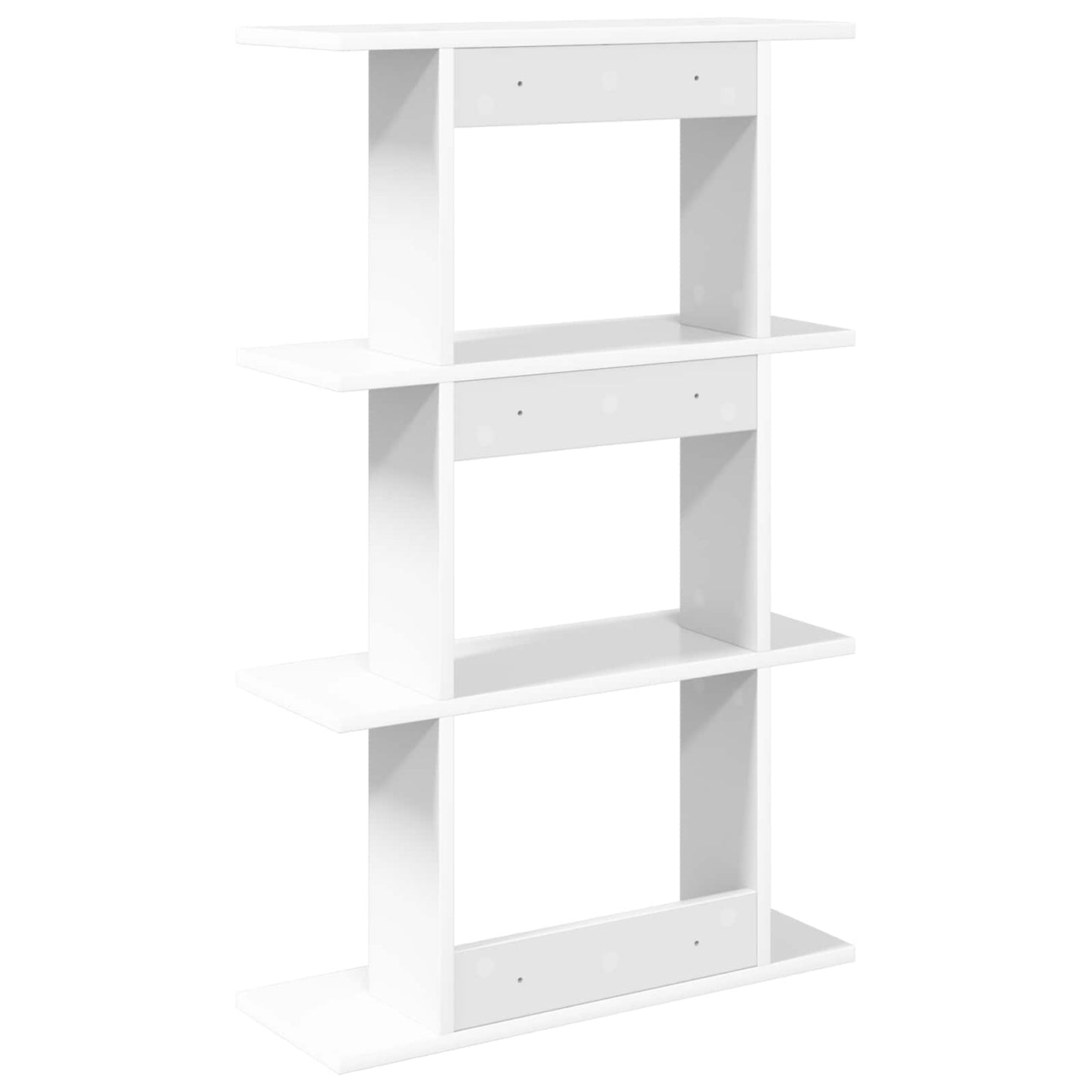 Vegghylle Veggmontert Hvit 56 x 20 x 90 cm Konstruert tre