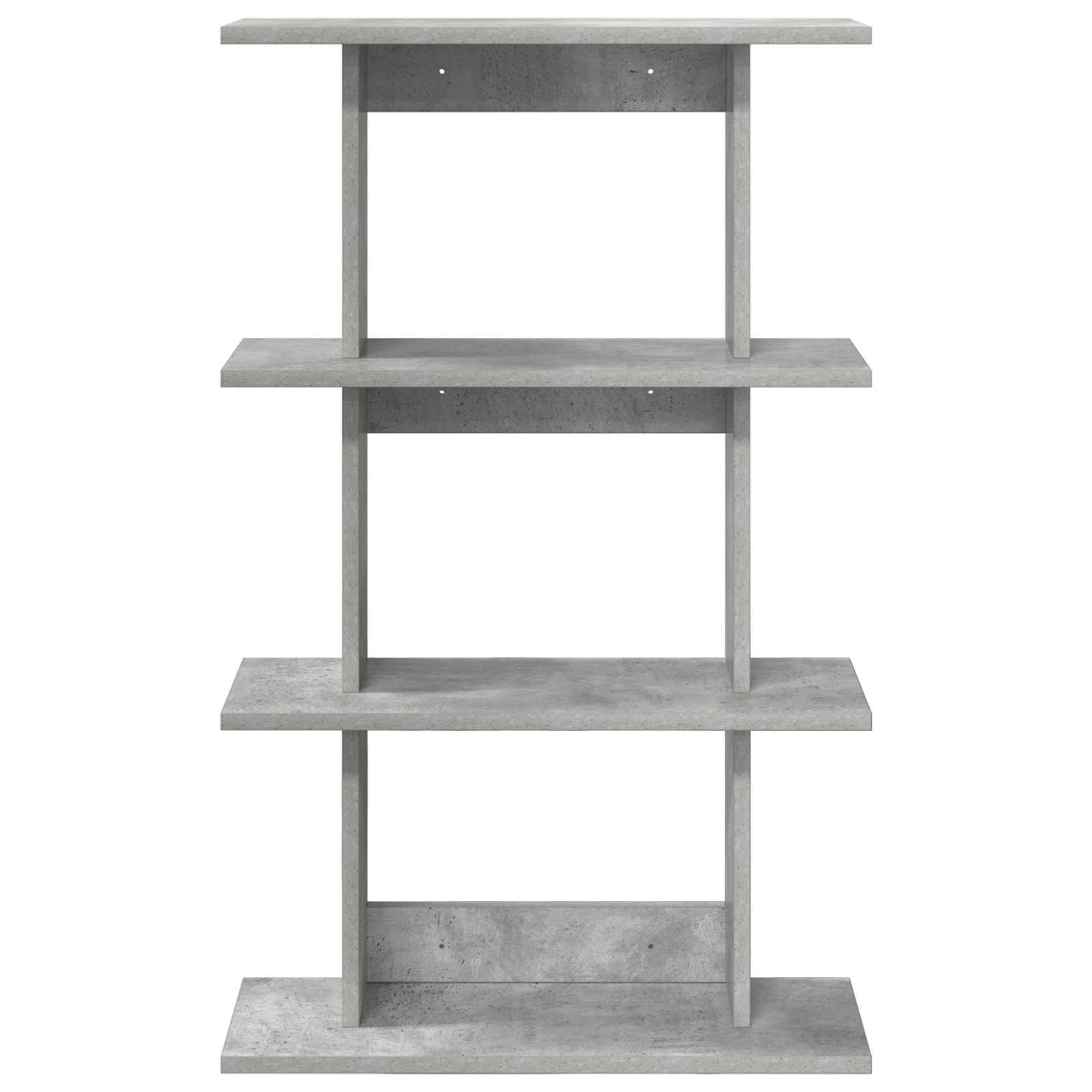 Vegghylle Veggmontert Grå 56 x 20 x 90 cm Konstruert tre