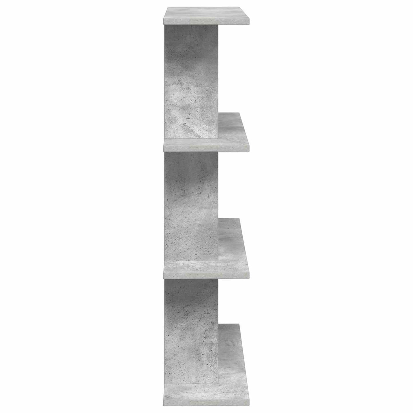 Vegghylle Veggmontert Grå 56 x 20 x 90 cm Konstruert tre