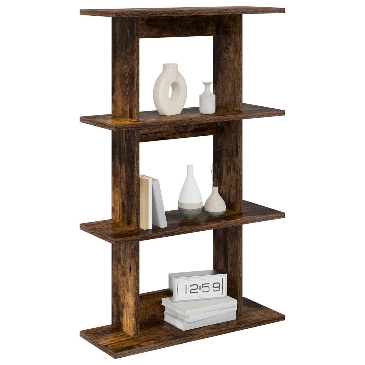 Vegghylle Veggmontert Brun 56 x 20 x 90 cm Konstruert tre