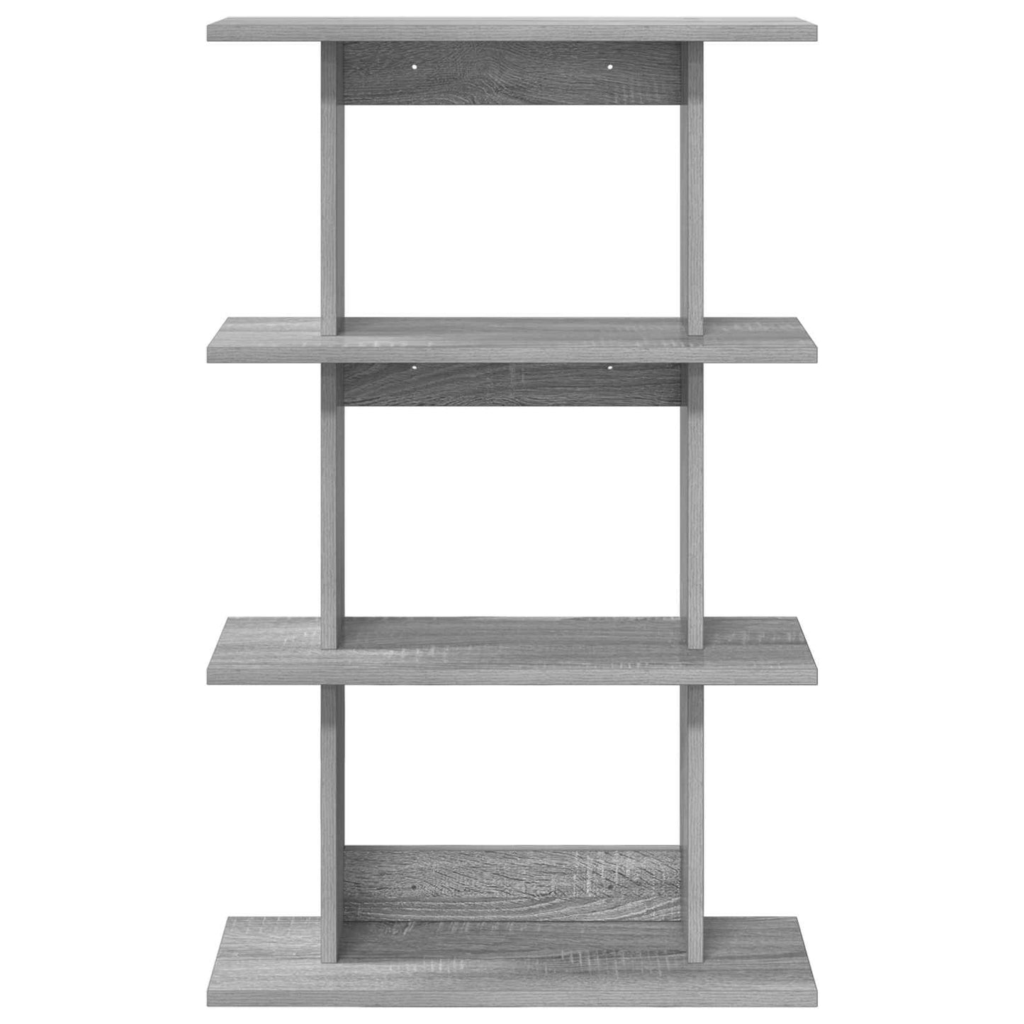 Vegghylle Veggmontert Grå 56 x 20 x 90 cm Konstruert tre