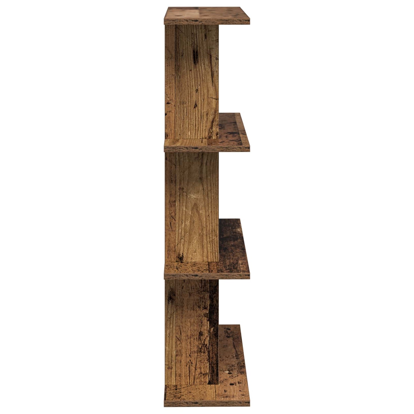 Vegghylle Veggmontert Brun 56 x 20 x 90 cm Konstruert tre