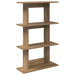 Vegghylle Veggmontert Brun 56 x 20 x 90 cm Konstruert tre