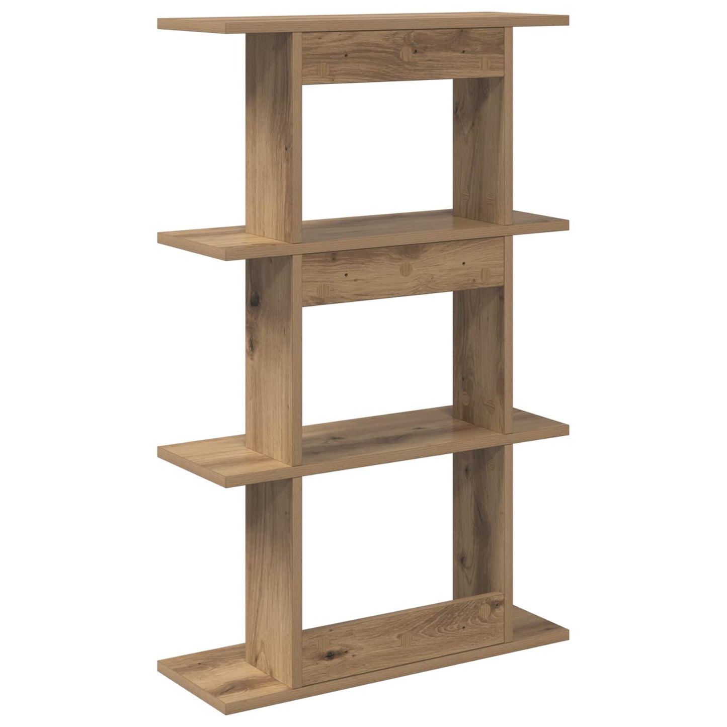 Vegghylle Veggmontert Brun 56 x 20 x 90 cm Konstruert tre