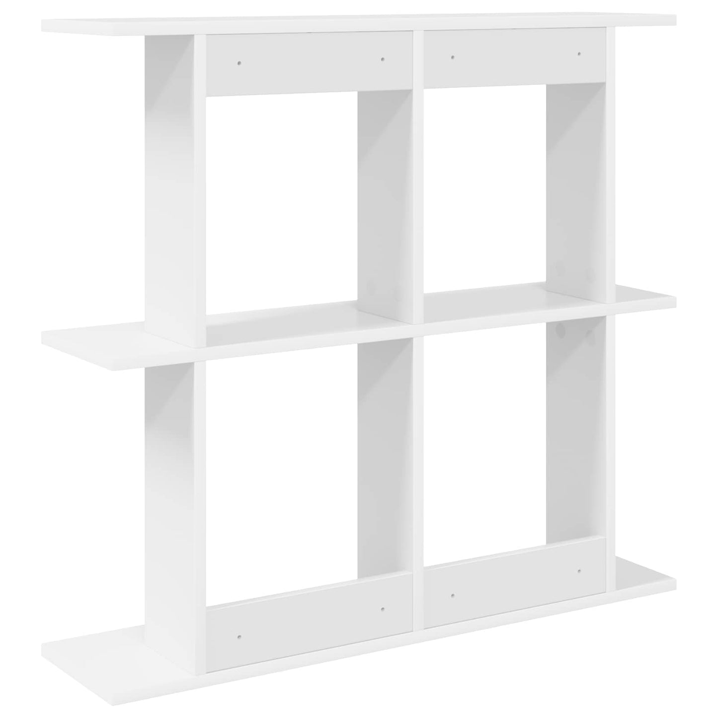 Vegghylle Veggmontert Hvit 80 x 20 x 75 cm Konstruert tre
