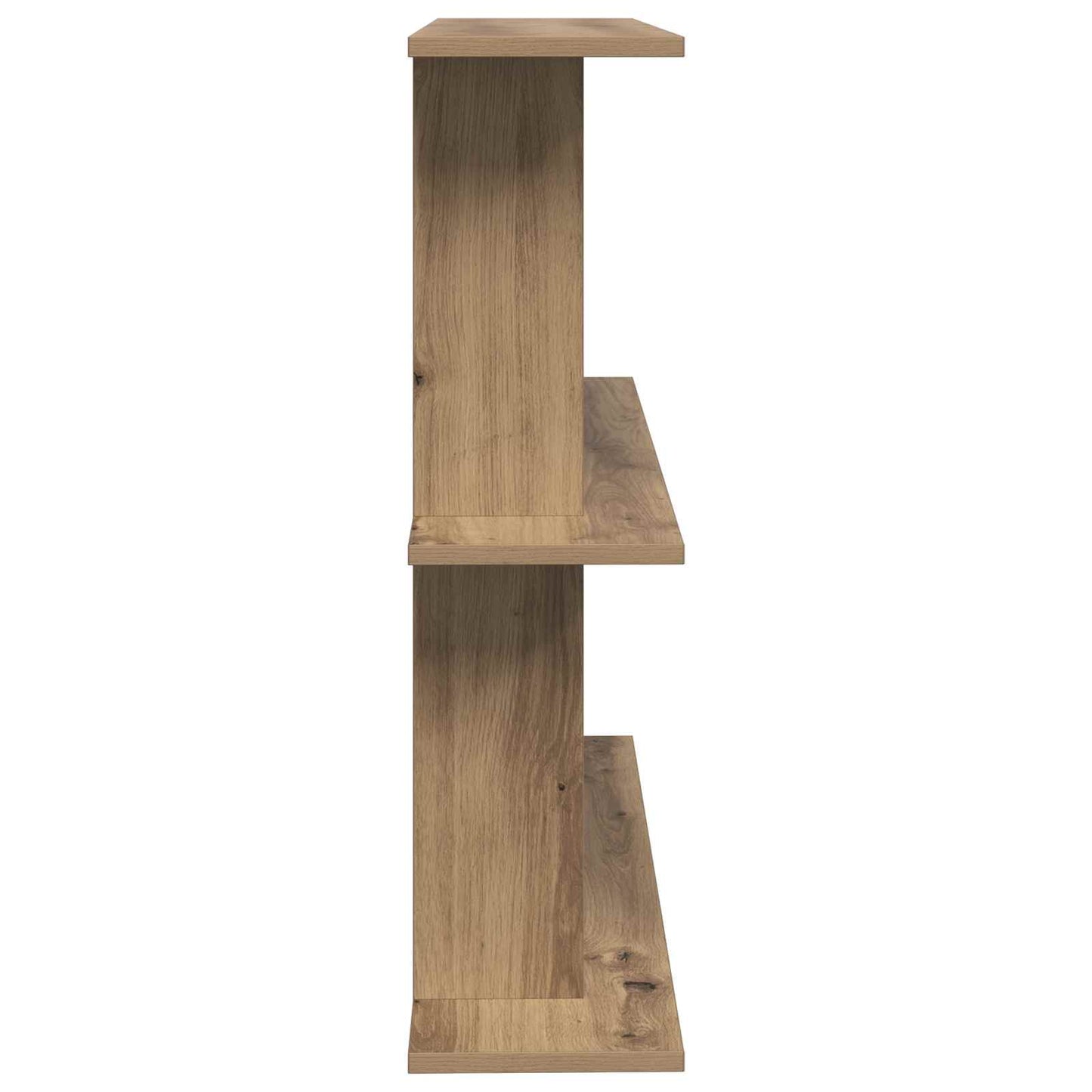 Vegghylle Veggmontert Brun 80 x 20 x 75 cm Konstruert tre