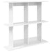 Vegghylle Veggmontert Hvit 100 x 20 x 75 cm Konstruert tre