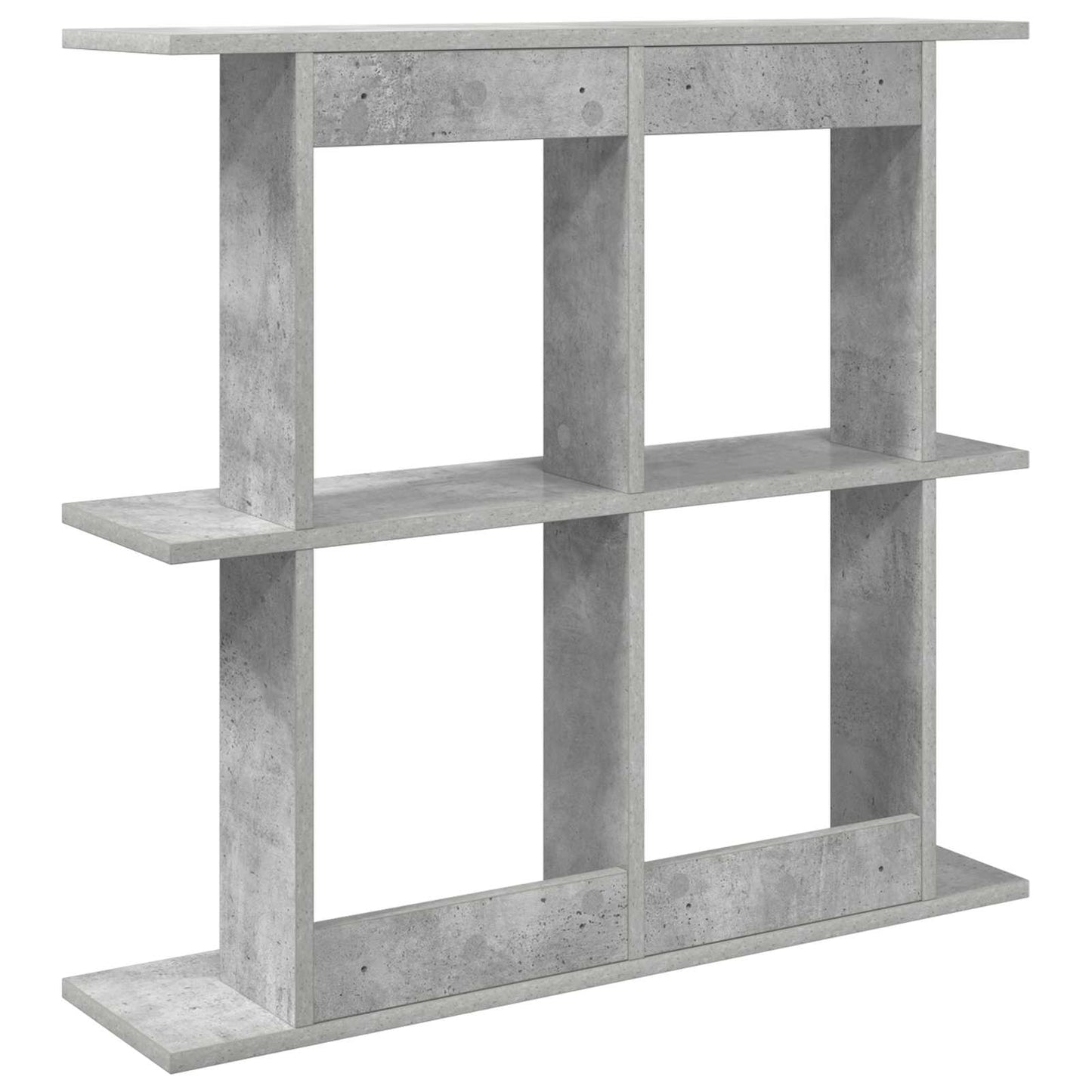 Vegghylle Veggmontert Grå 100 x 20 x 75 cm Konstruert tre