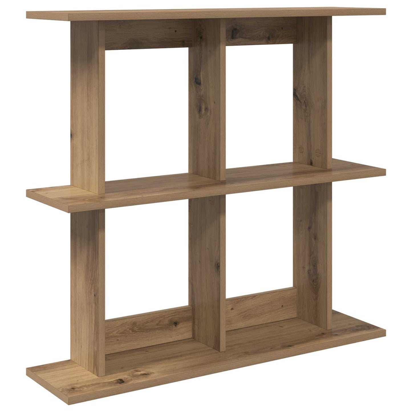 Vegghylle Veggmontert Brun 100 x 20 x 75 cm Konstruert tre