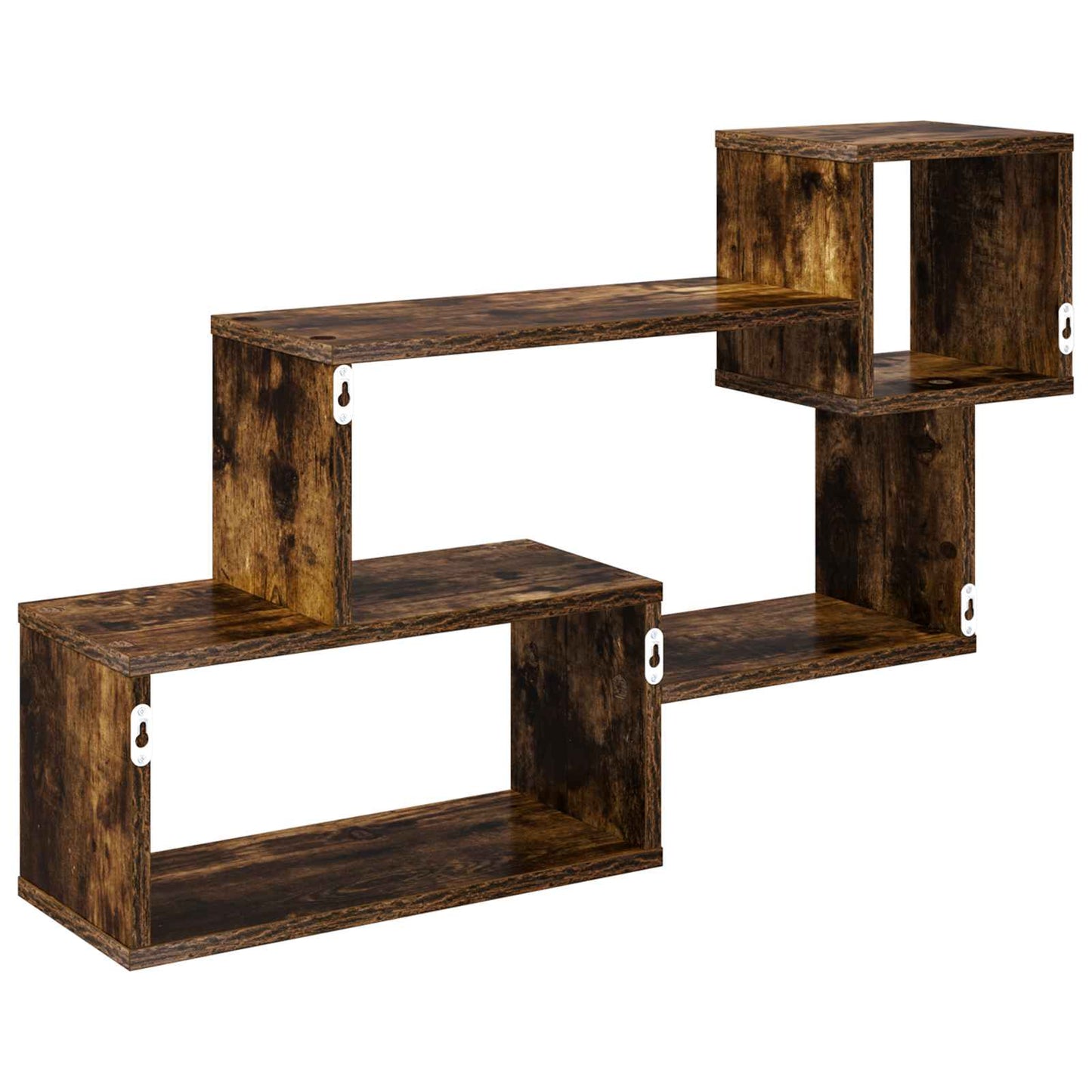Flytende hylle Veggmontert Brun 87 x 20 x 55 cm Konstruert tre