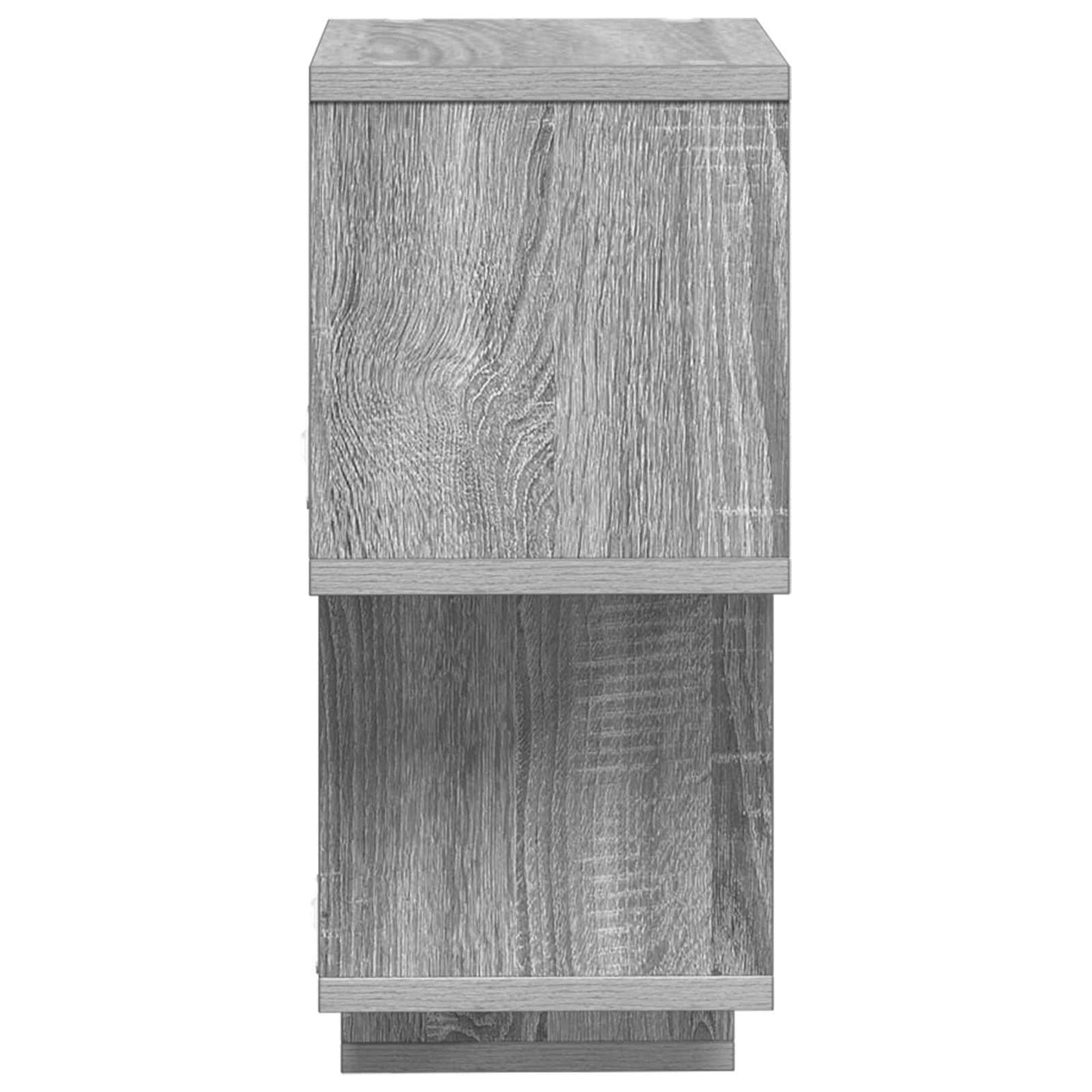 Flytende hylle Veggmontert Grå 87 x 20 x 55 cm Konstruert tre