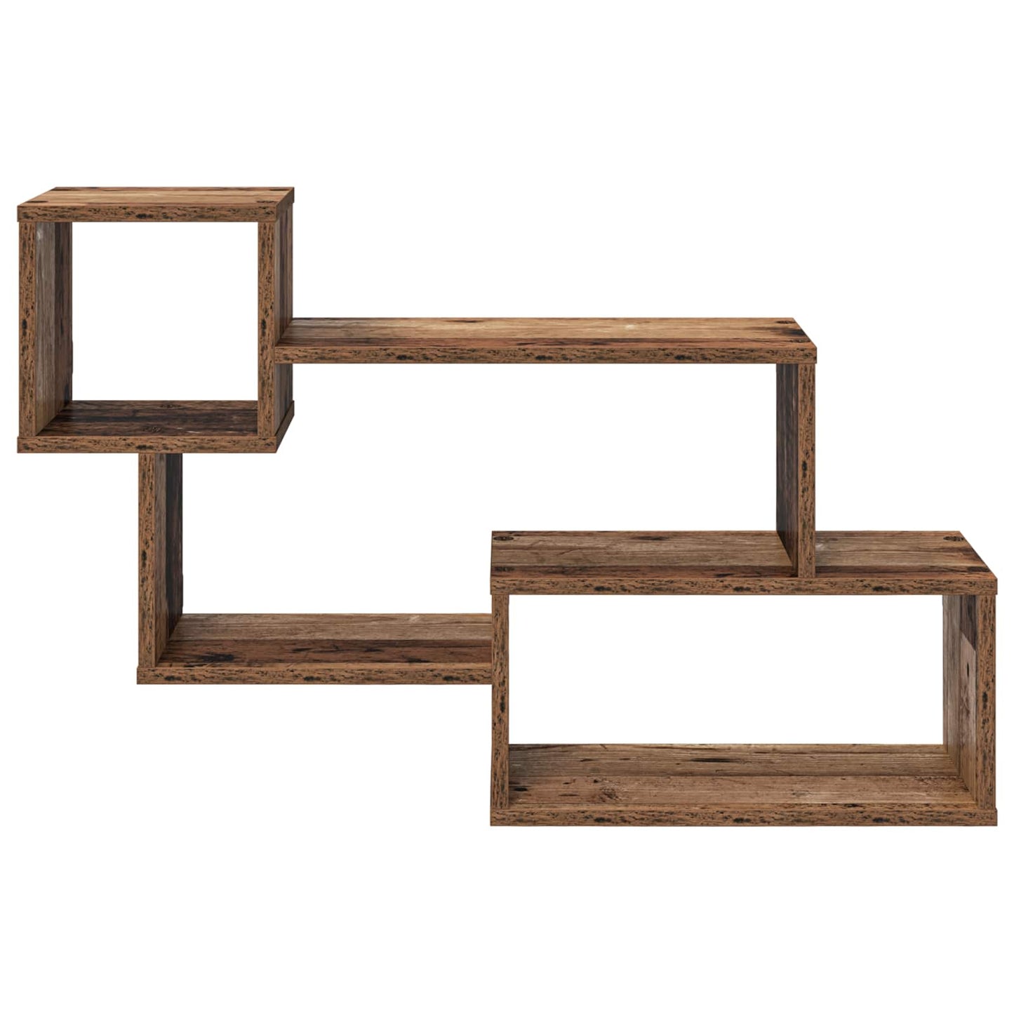 Flytende hylle Veggmontert Brun 87 x 20 x 55 cm Konstruert tre