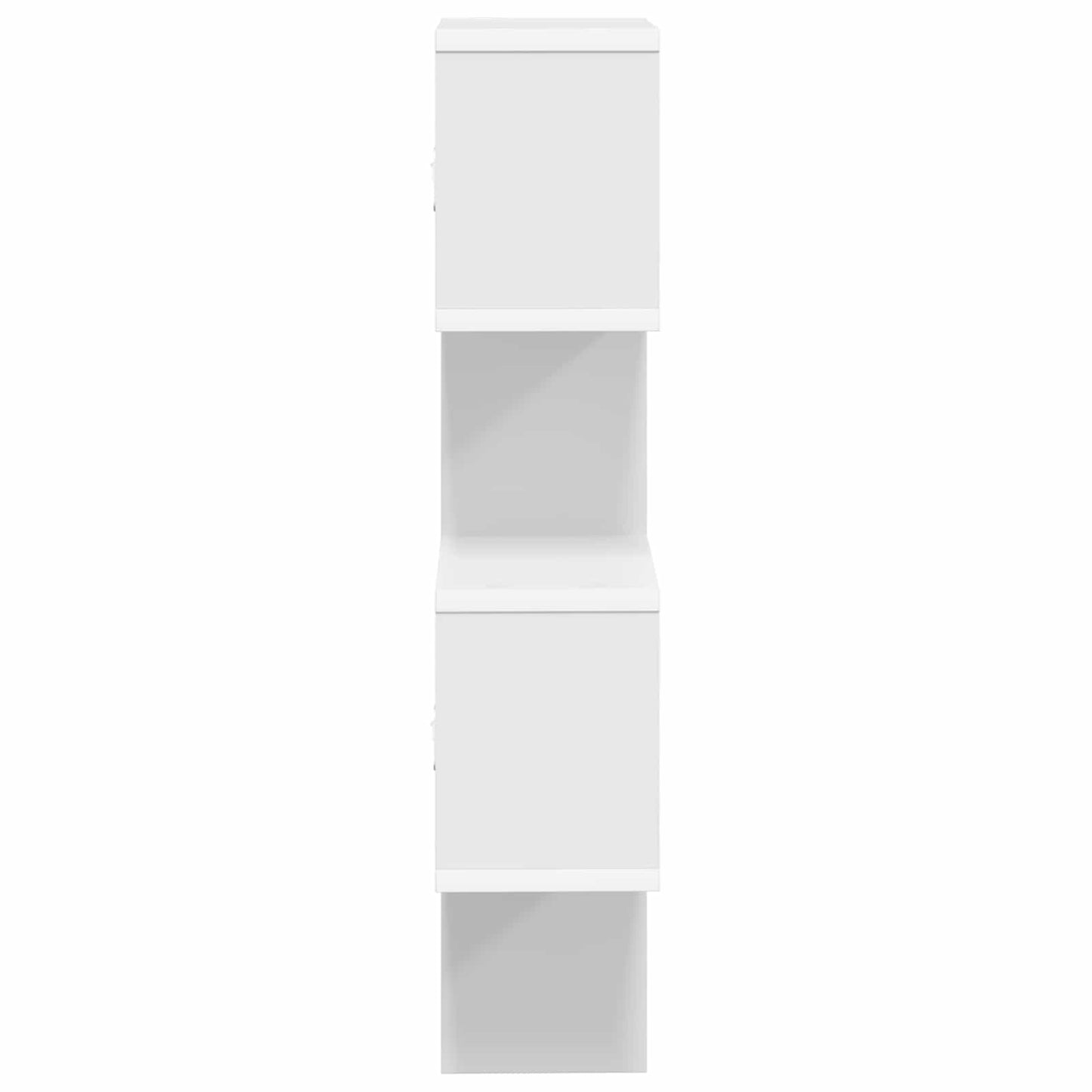 Vegghylle Veggmontert Hvit 39 x 15 x 76 cm Konstruert tre