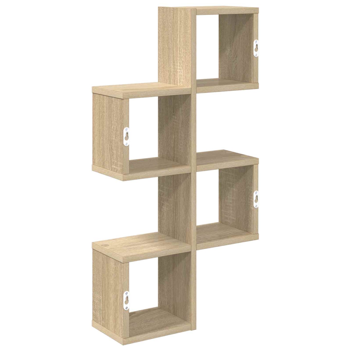 Vegghylle Veggmontert Brun 39 x 15 x 76 cm Konstruert tre