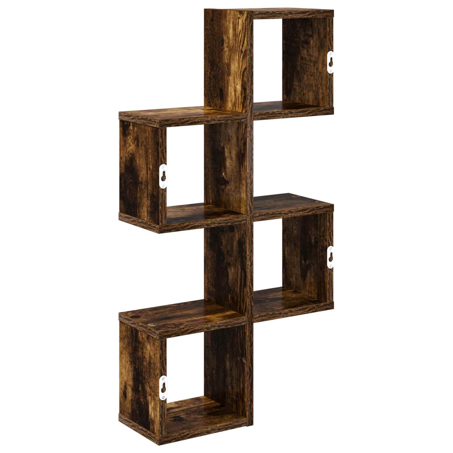 Vegghylle Veggmontert Brun 39 x 15 x 76 cm Konstruert tre