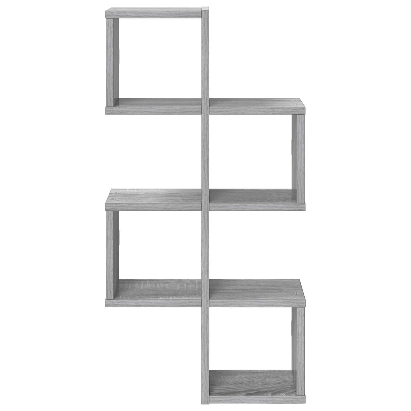 Vegghylle Veggmontert Grå 39 x 15 x 76 cm Konstruert tre