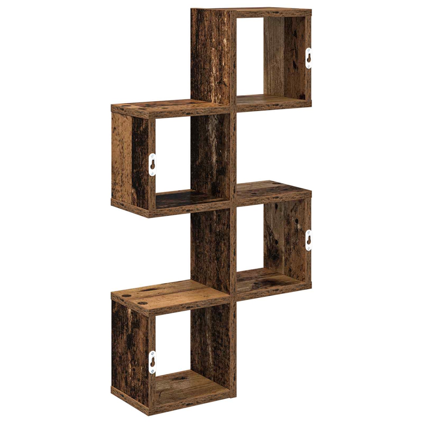 Vegghylle Veggmontert Brun 39 x 15 x 76 cm Konstruert tre