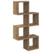 Vegghylle Veggmontert Brun 39 x 15 x 76 cm Konstruert tre