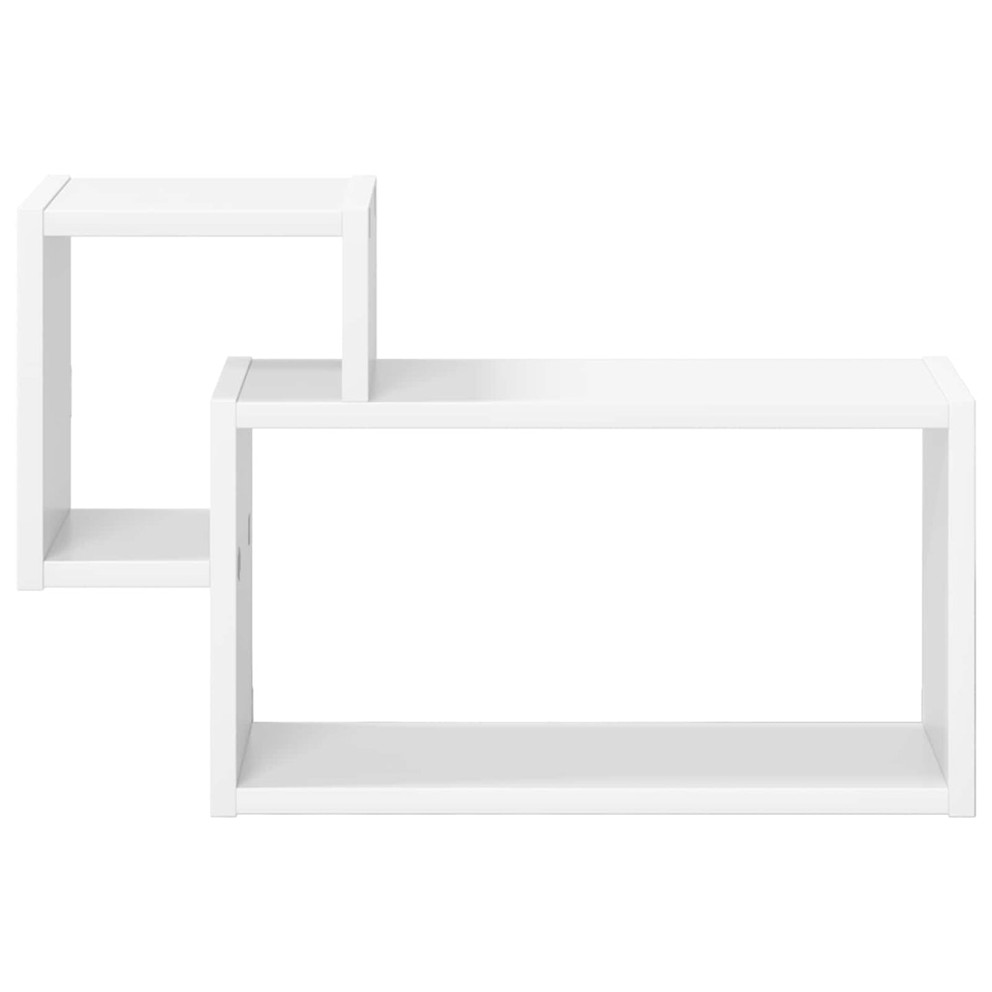 Vegghylle Veggmontert Hvit 55 x 15 x 35 cm Konstruert tre