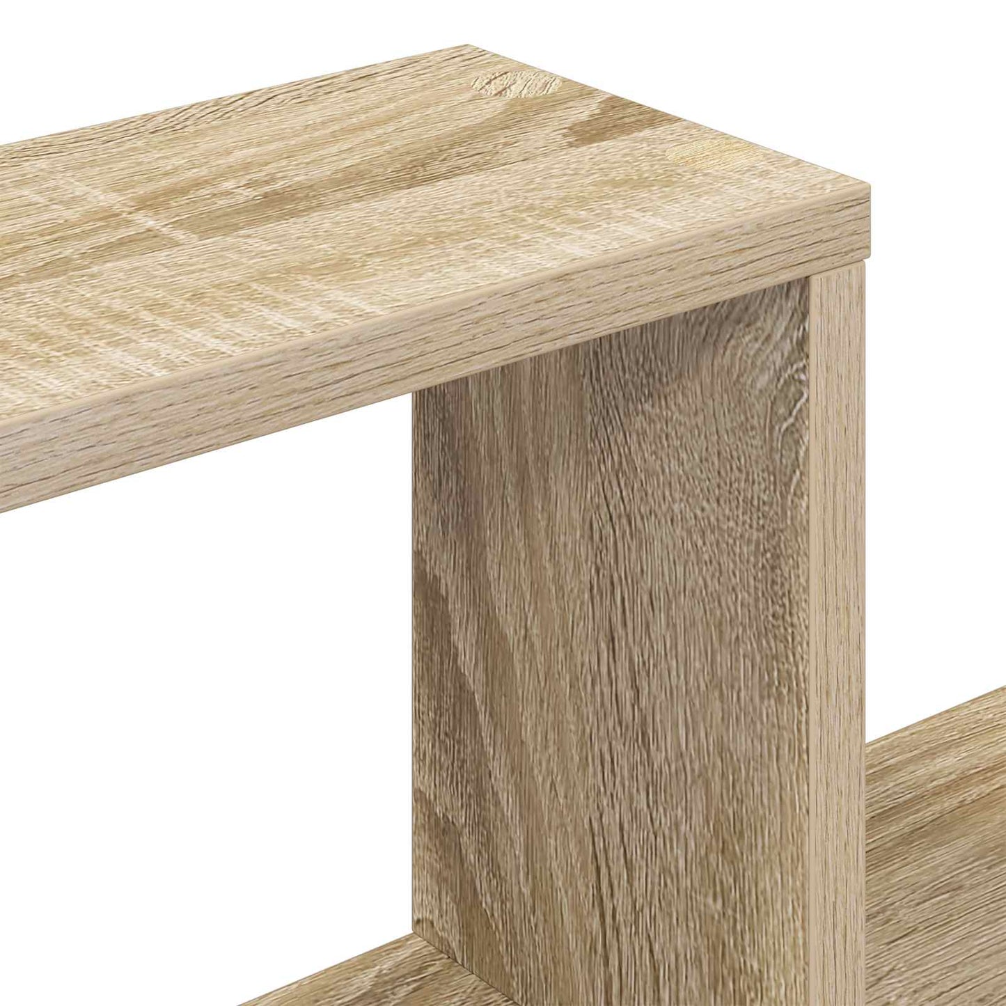 Vegghylle Veggmontert Brun 55 x 15 x 35 cm Konstruert tre