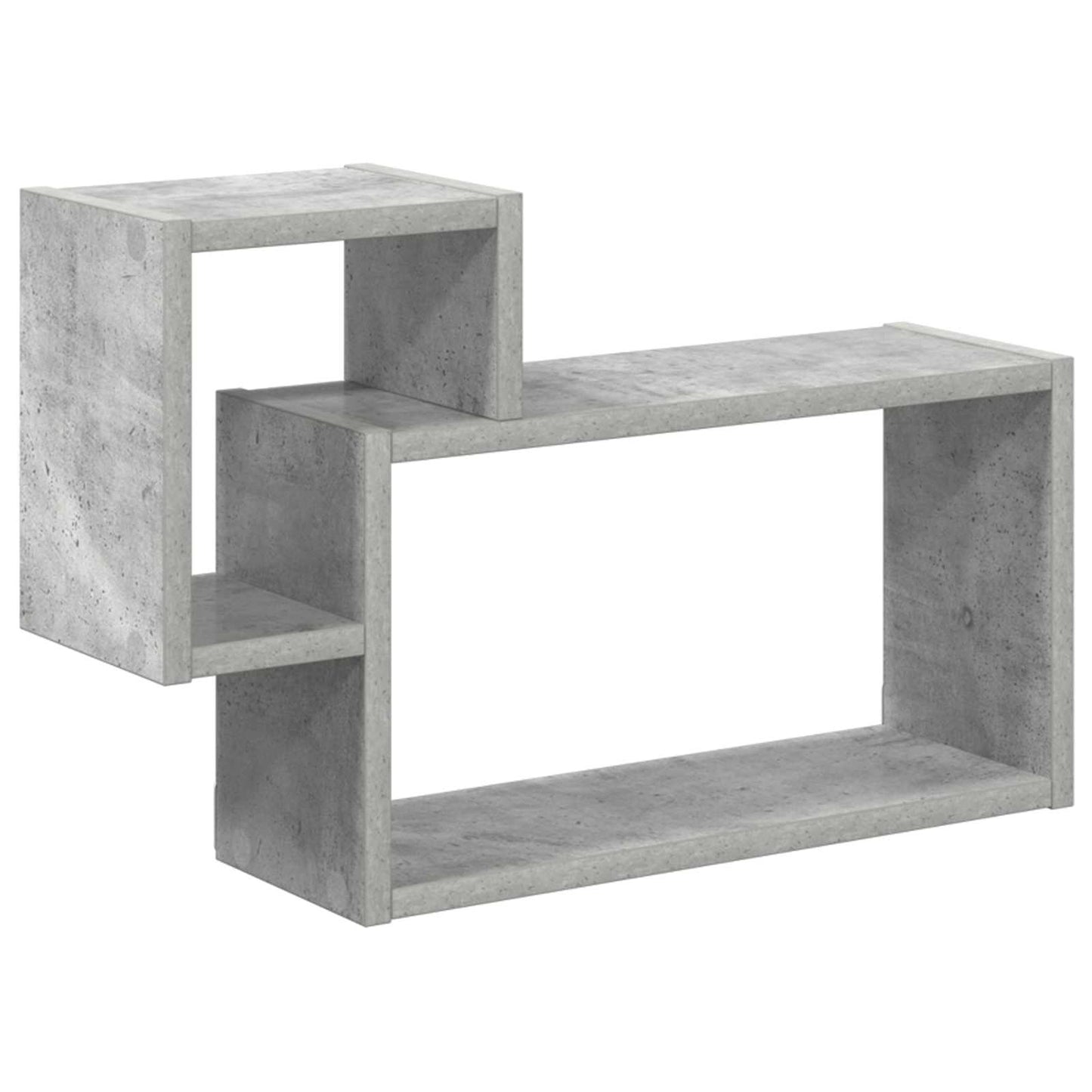 Vegghylle Veggmontert Grå 55 x 15 x 35 cm Konstruert tre