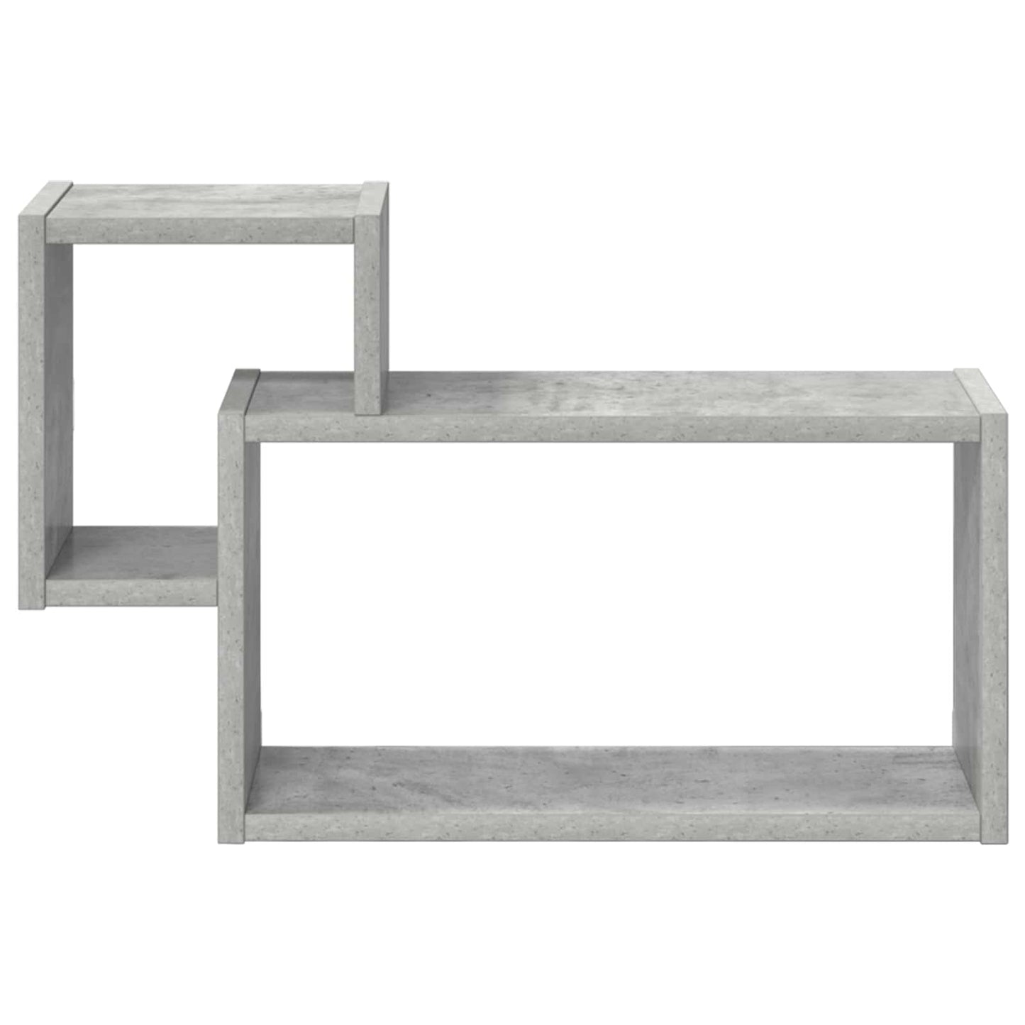 Vegghylle Veggmontert Grå 55 x 15 x 35 cm Konstruert tre