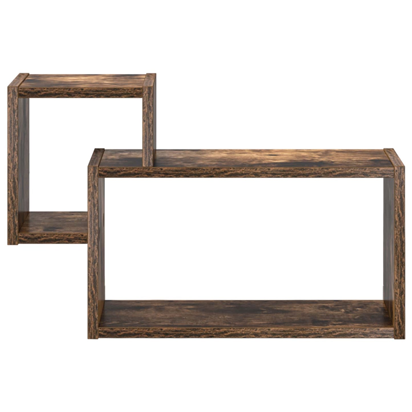 Vegghylle Veggmontert Brun 55 x 15 x 35 cm Konstruert tre