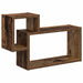 Vegghylle Veggmontert Brun 55 x 15 x 35 cm Konstruert tre