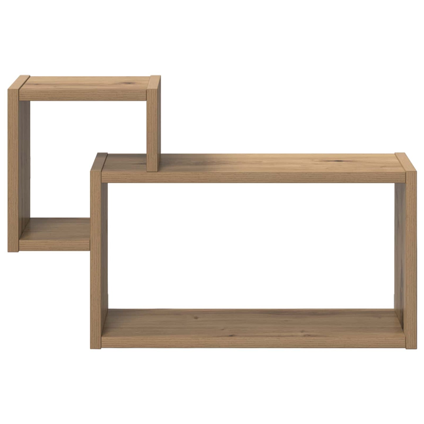 Vegghylle Veggmontert Brun 55 x 15 x 35 cm Konstruert tre