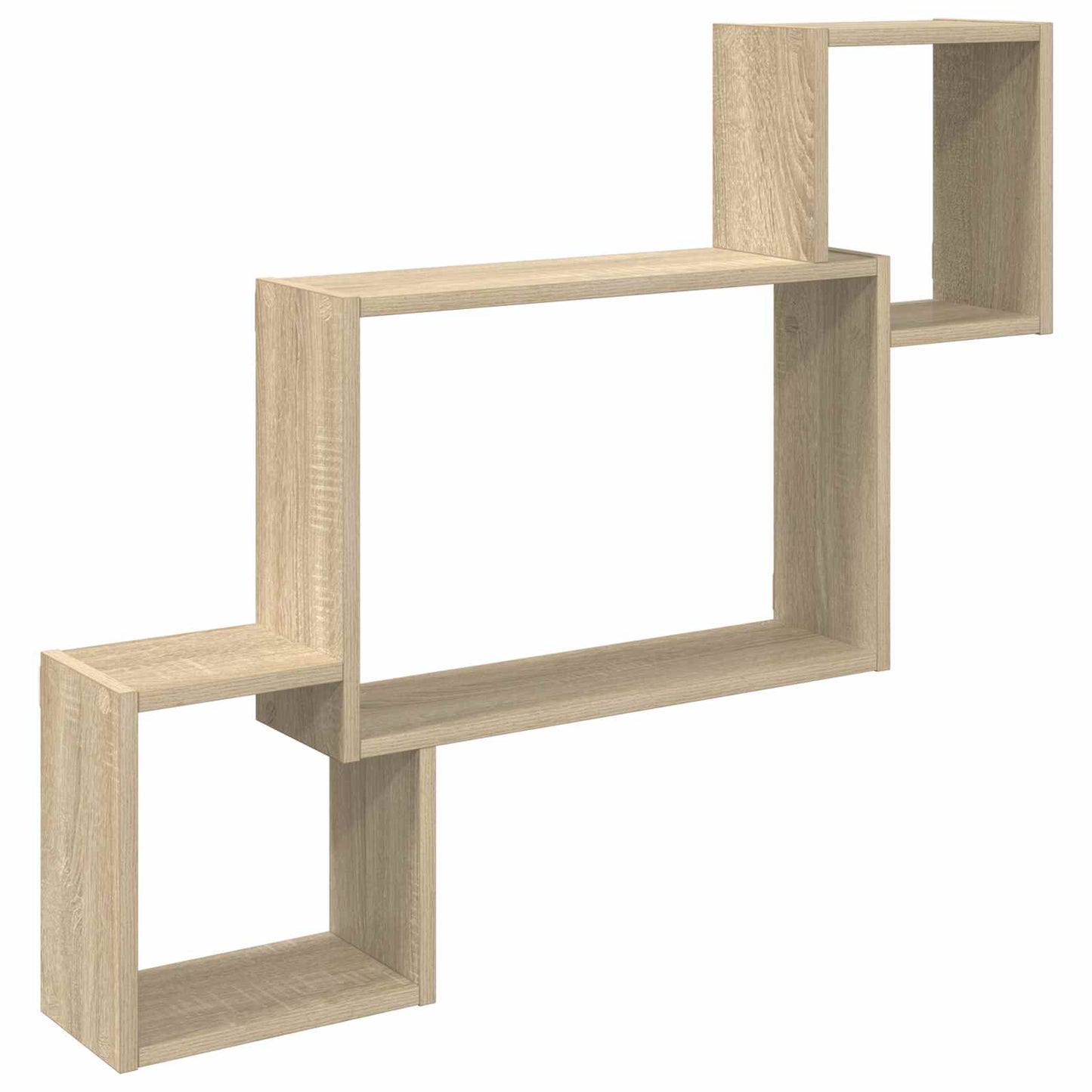Vegghylle Veggmontert Brun 91,5 x 15 x 76 cm Konstruert tre