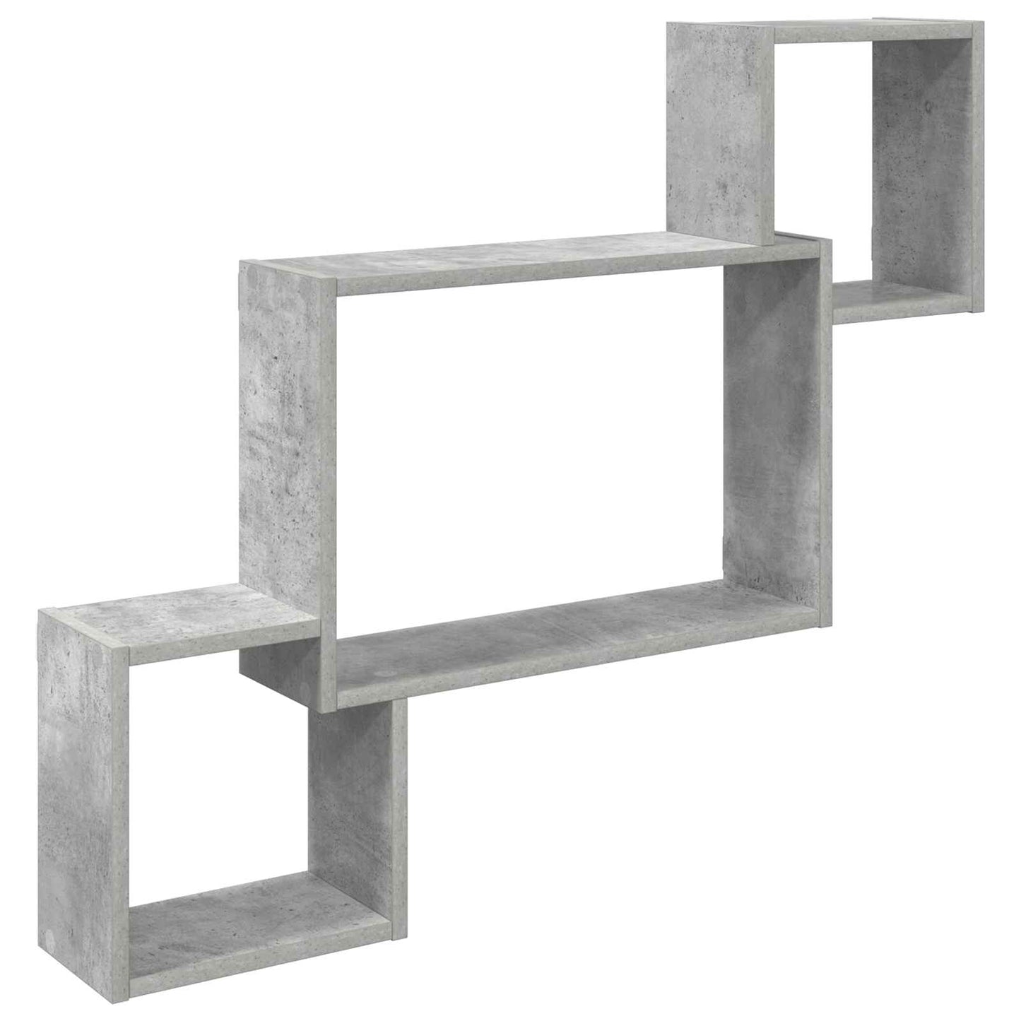 Vegghylle Veggmontert Grå 91,5 x 15 x 76 cm Konstruert tre