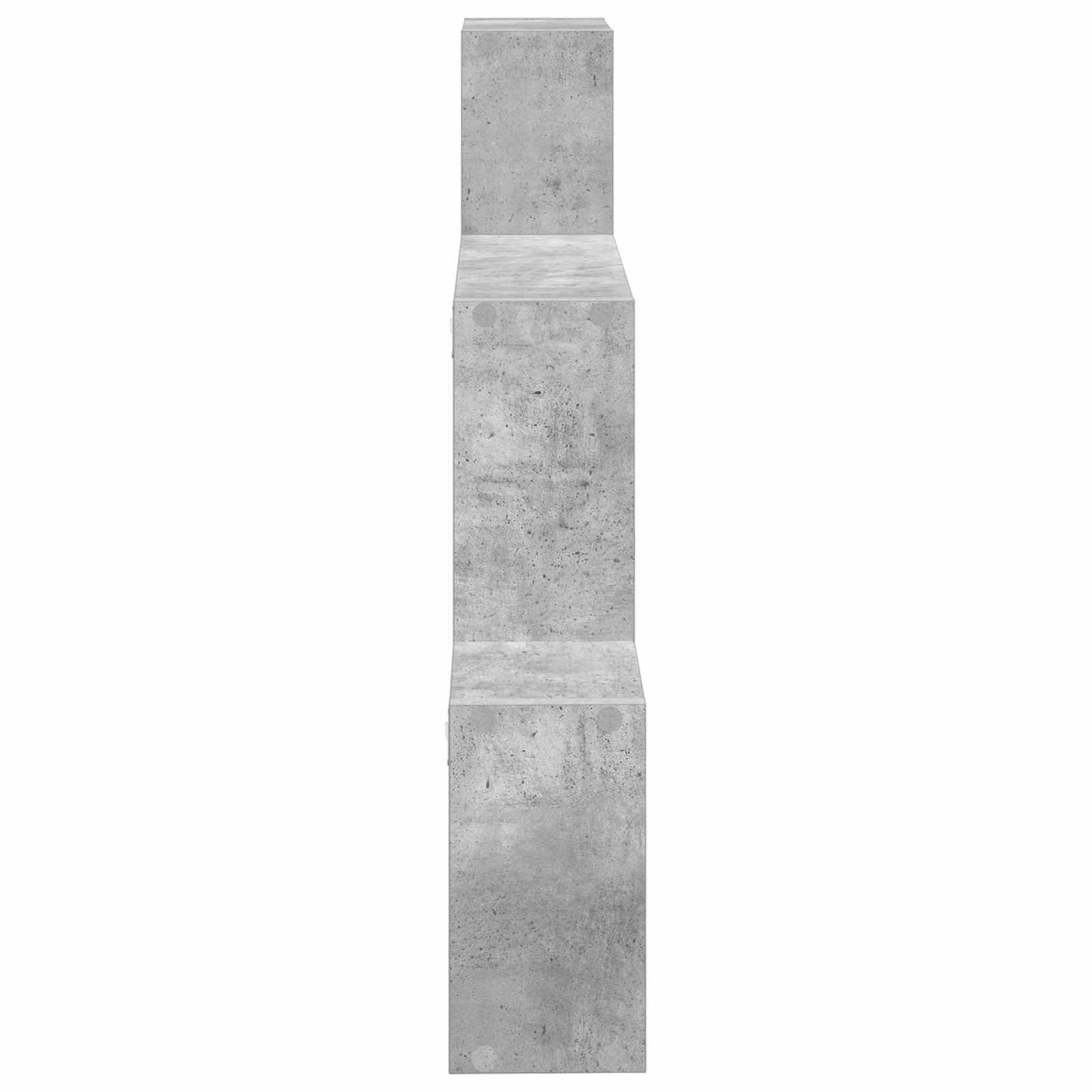 Vegghylle Veggmontert Grå 91,5 x 15 x 76 cm Konstruert tre