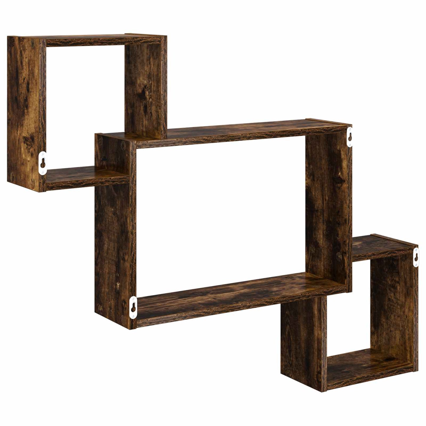 Vegghylle Veggmontert Brun 91,5 x 15 x 76 cm Konstruert tre