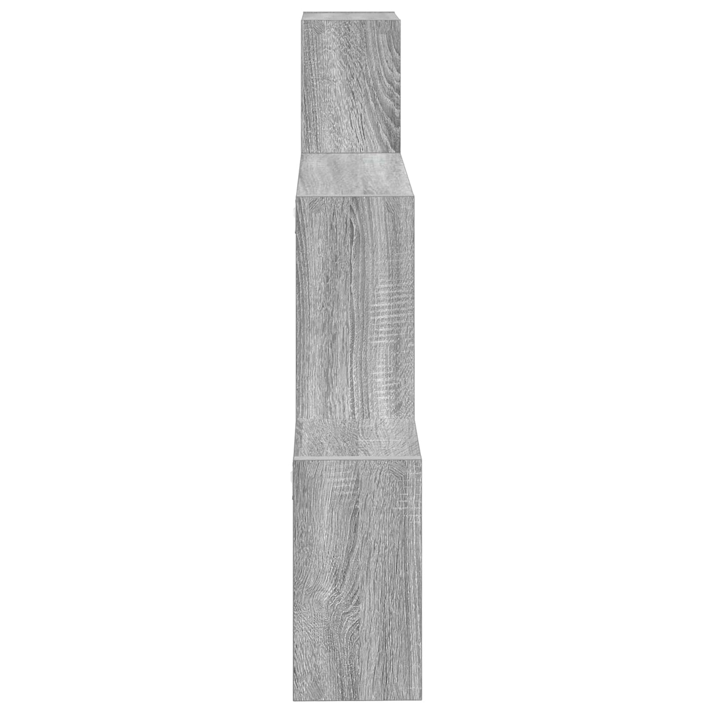 Vegghylle Veggmontert Grå 91,5 x 15 x 76 cm Konstruert tre