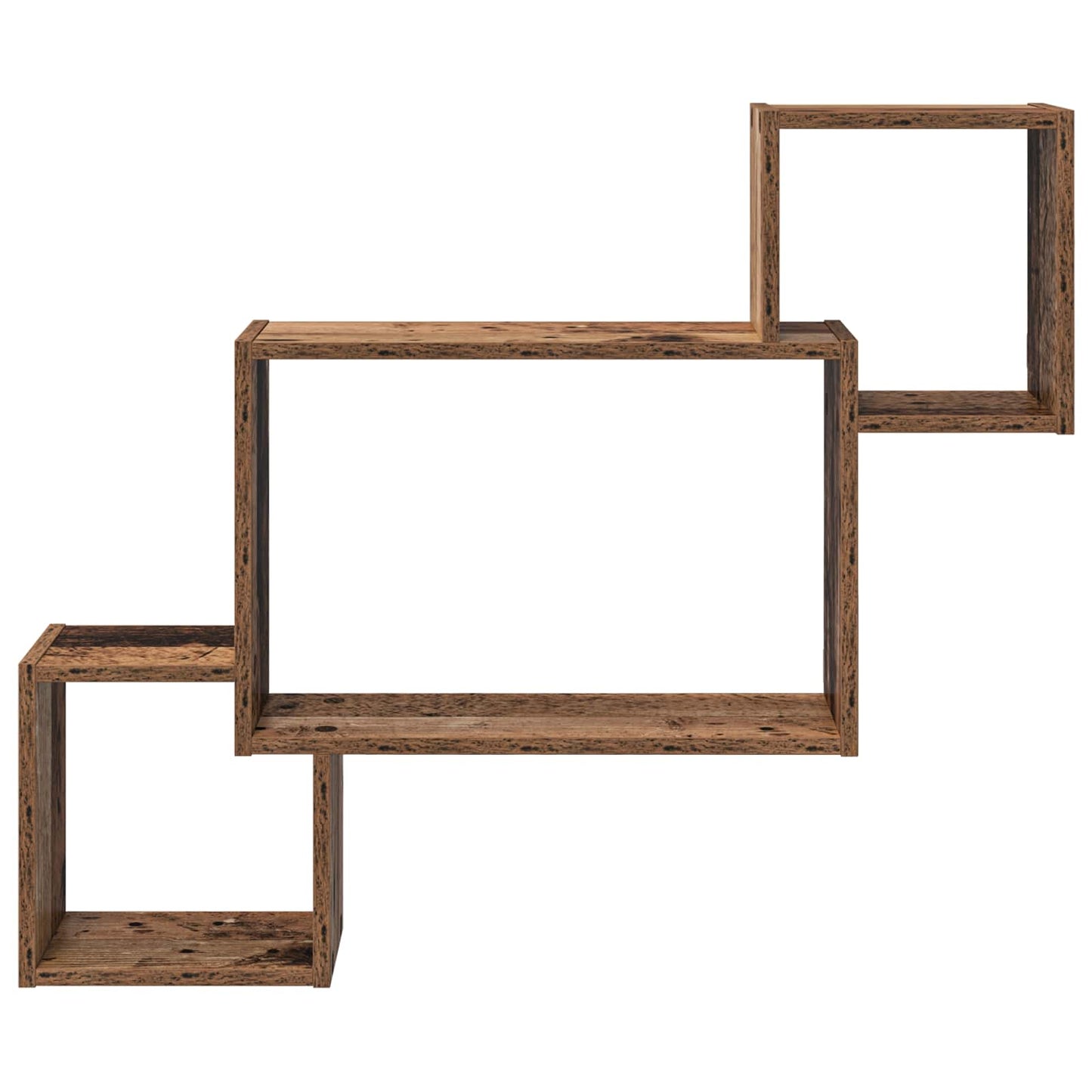 Vegghylle Veggmontert Brun 91,5 x 15 x 76 cm Konstruert tre