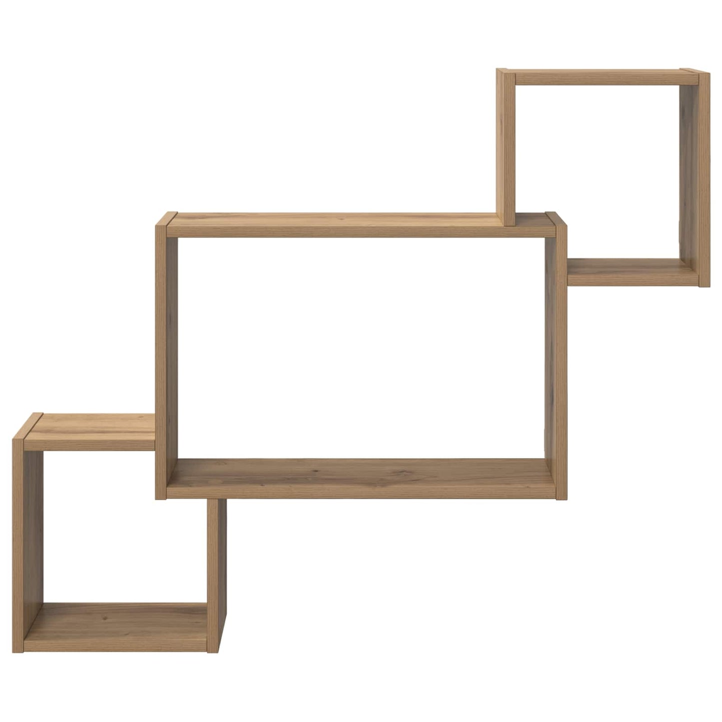 Vegghylle Veggmontert Brun 91,5 x 15 x 76 cm Konstruert tre