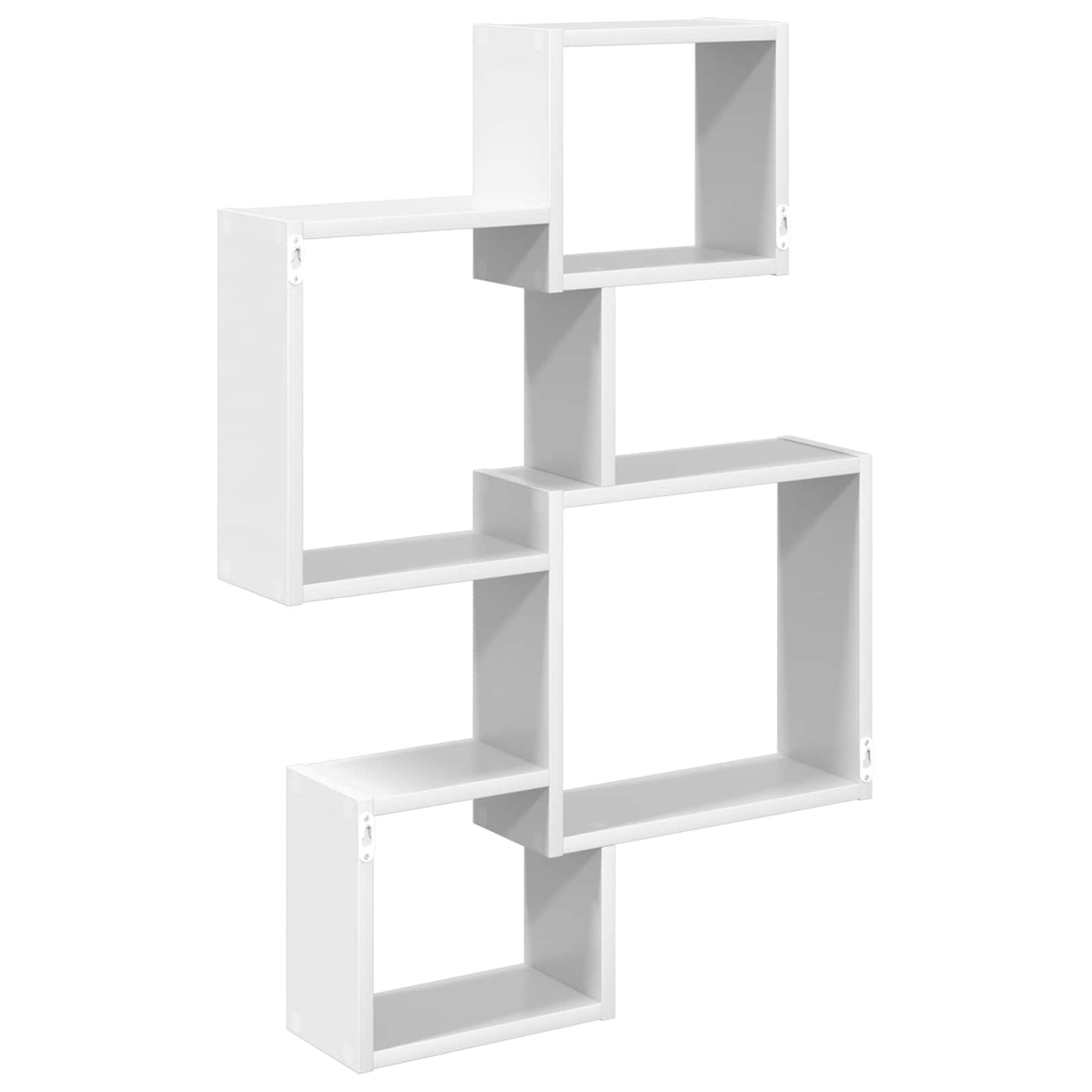 Veggcube hyller Veggmontert Hvit 64 x 13,5 x 91,5 cm