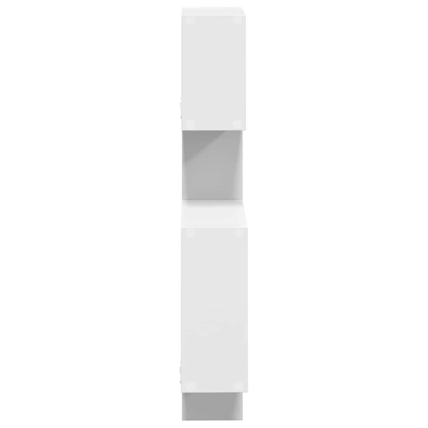 Veggcube hyller Veggmontert Hvit 64 x 13,5 x 91,5 cm