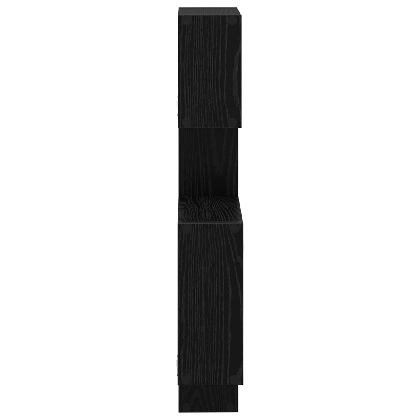 Veggcube hyller Veggmontert Svart 64 x 13,5 x 91,5 cm