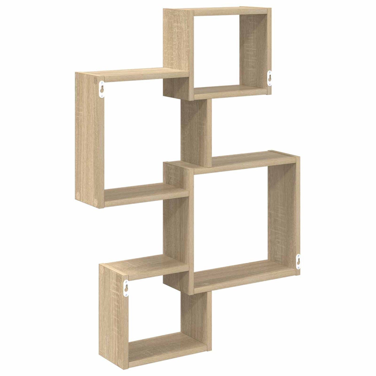 Veggcube hyller Veggmontert Brun 64 x 13,5 x 91,5 cm