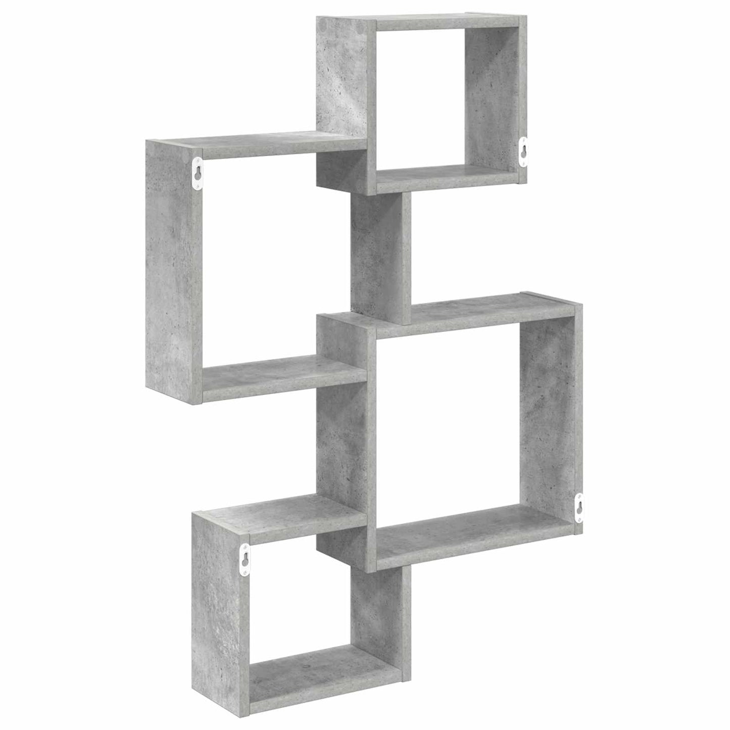 Veggcube hyller Veggmontert Grå 64 x 13,5 x 91,5 cm
