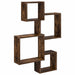 Veggcube hyller Veggmontert Brun 64 x 13,5 x 91,5 cm