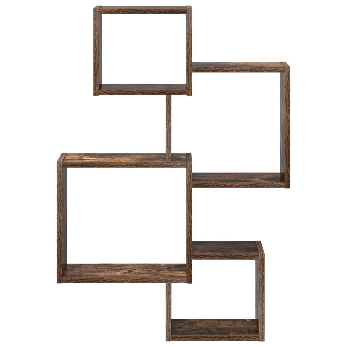 Veggcube hyller Veggmontert Brun 64 x 13,5 x 91,5 cm