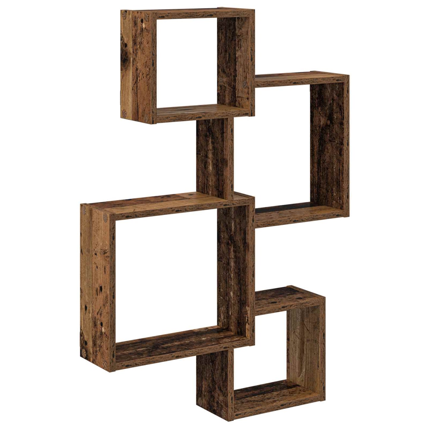 Veggcube hyller Veggmontert Brun 64 x 13,5 x 91,5 cm