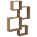 Veggcube hyller Veggmontert Brun 64 x 13,5 x 91,5 cm