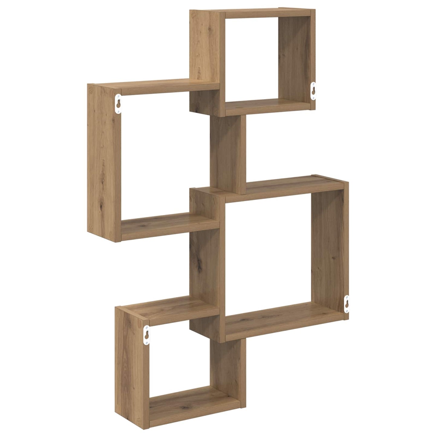 Veggcube hyller Veggmontert Brun 64 x 13,5 x 91,5 cm