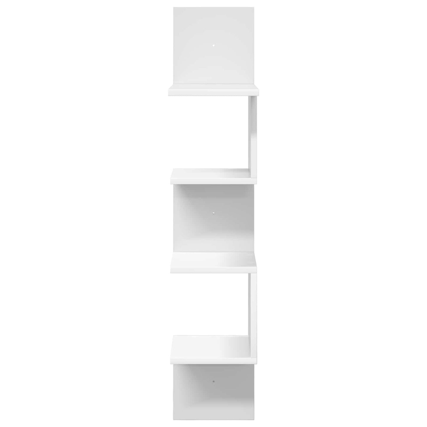 Vegghylle Veggmontert Hvit 32 x 21 x 107 cm Konstruert tre